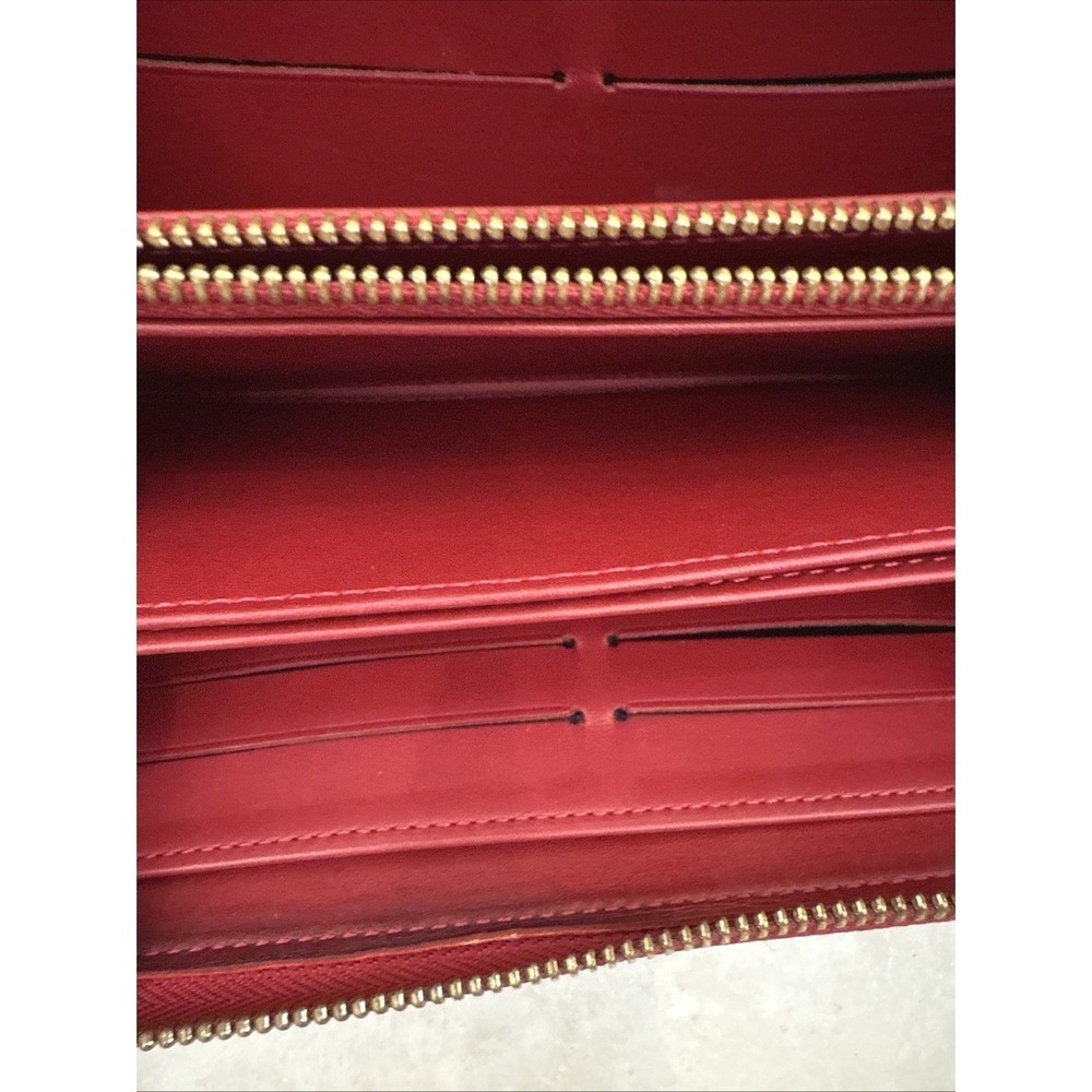 Louis Vuitton Zippy Wallet Monogram Vernis Pomme d'Amour Red SP1100 - Picture 3 of 15
